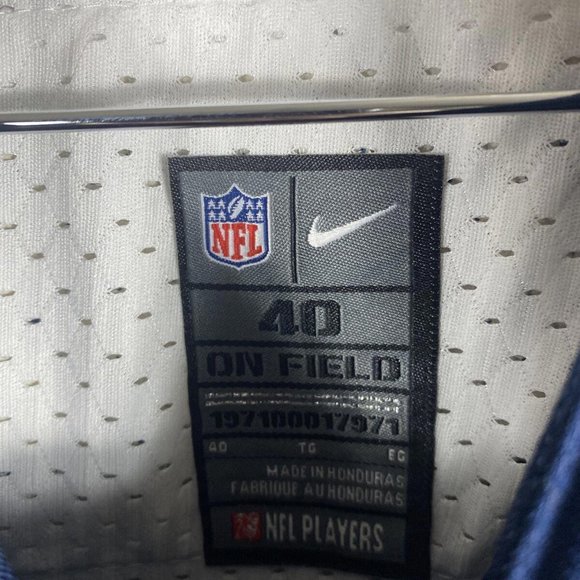 Jason Witten #82 Dallas Cowboys Nike On Field Jersey Mens Size 40 Blue - Picture 3 of 8